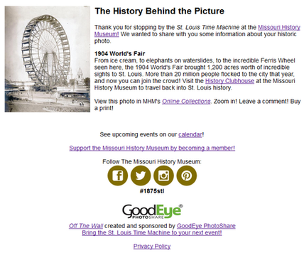 GoodEye PhotoShare - Off The Wall Green Screen Photo Station Email Body